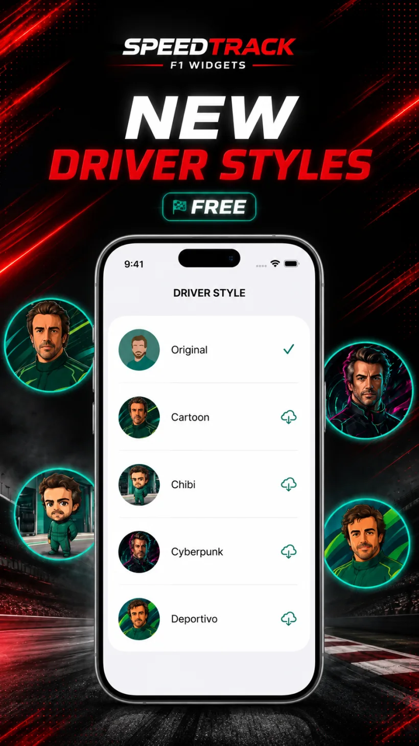 New driver styles — SpeedTrack